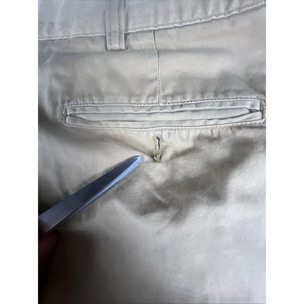 Vintage Polo Ralph Lauren Pants Mens 35/30 Khaki Andrew Tan Double Pleated Chino